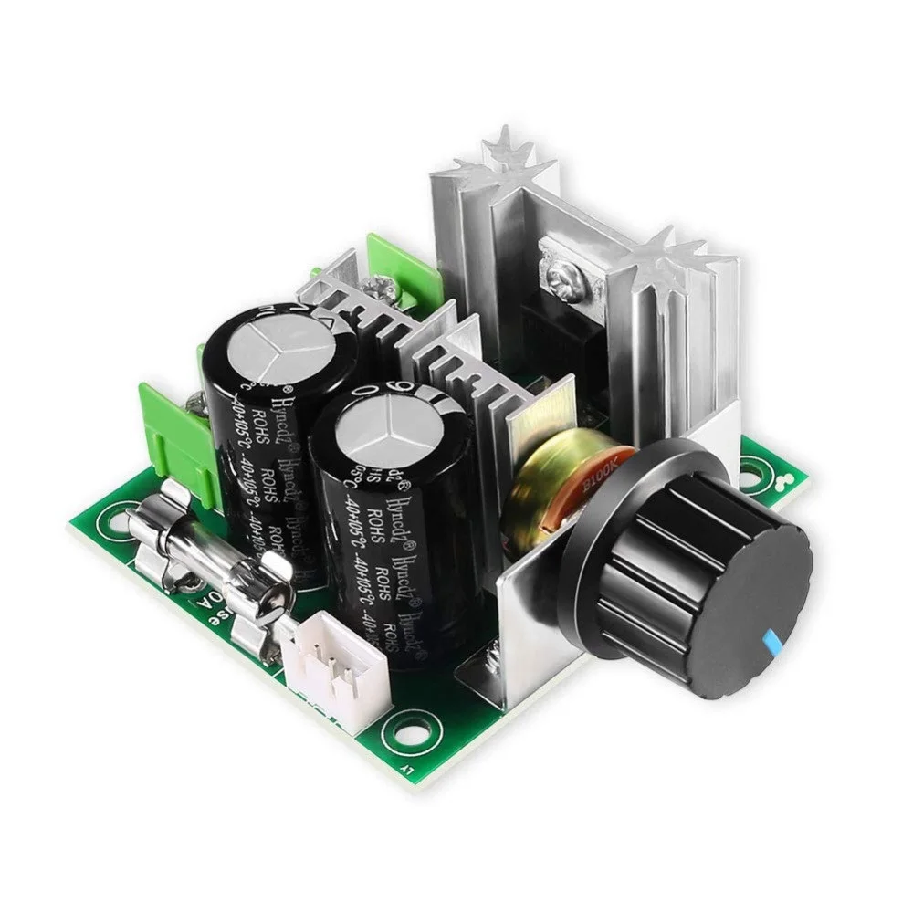 

12V-40V 10A 13khz Pulse Width Modulation PWM DC Motor Speed Regulator Controller Switch Black