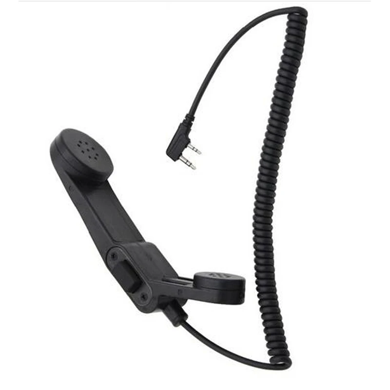 Military Handheld Telephone PTT Shoulder Mic Speaker Microphone for BaoFeng UV5R UV-5R BF-888s GT-3 DM-5R Plus TYT Kenwood Radio