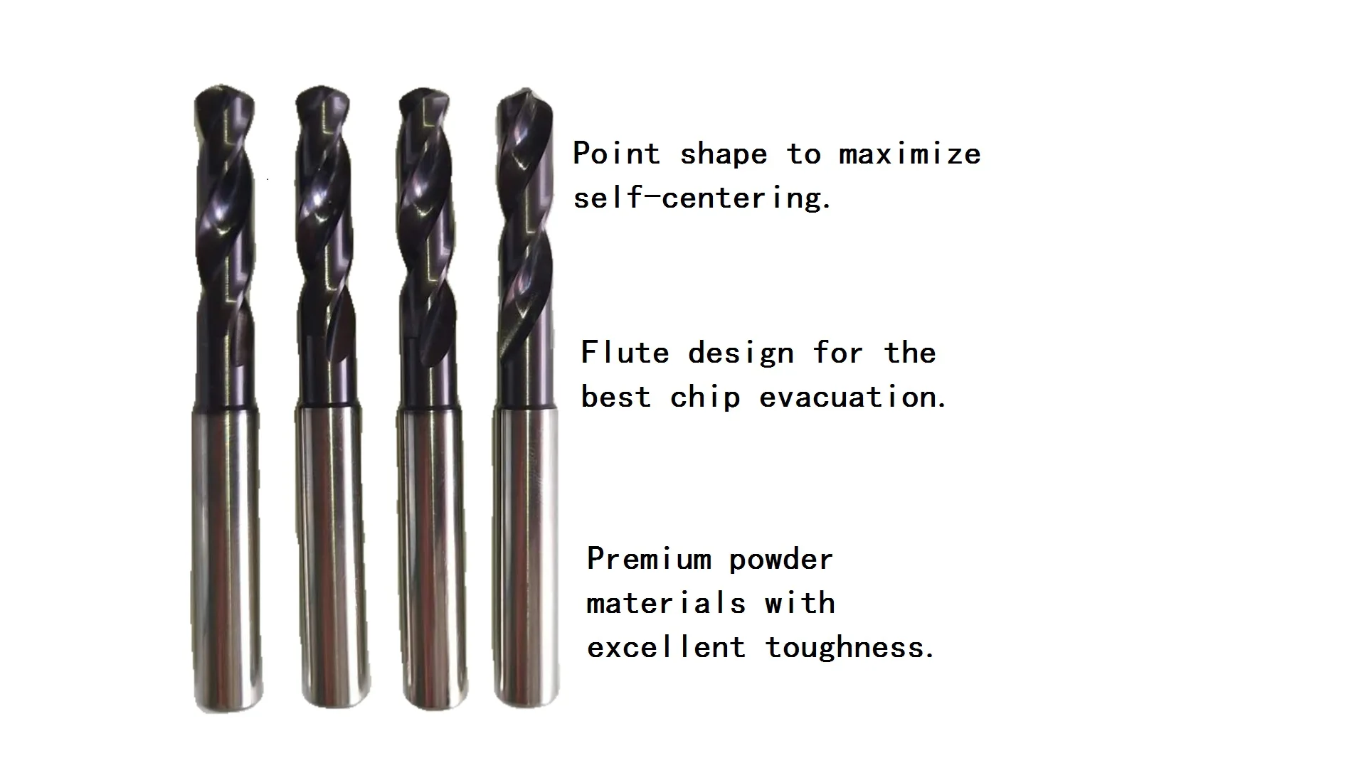 Utensile per la lavorazione dei metalli HSS-PM 1 ~ 6.9mm barra di tornitura in lega temprata in metallo punta elicoidale in lega 3D