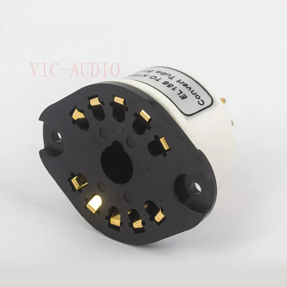 1Piece Telefunken EL156 TO KT88 Shuguang EL156 Convert Tube Socket DIY Audio Vacuum Tube Adapter Socket Converter Amplifier DIY
