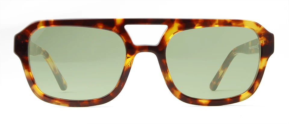 VE Designer Quadratische Sonnenbrille für Damen, Hochwertige Weiße Acetat-Sonnenbrille für Herren, Doppelbrücken-Design, Große Gläser, Oculos – Detail 8