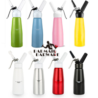 500ML Cream Dispenser Whipped Whipper Artisan Cream Whipper with Decorating Nozzles Made of Aluminum