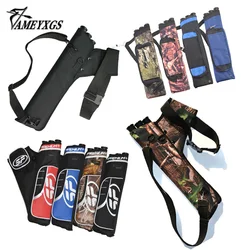 Carquois de flèche pour tir à l'arc, 3 Tubes, support de flèche, sangle Portable, sac de chasse, accessoires de tir à l'arc, 1 pièce