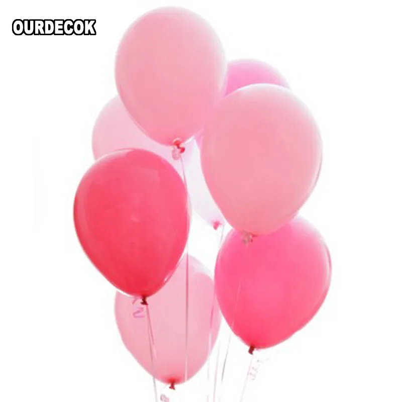 

100 Pcs/Bag 10inch 1.5g/pc Emulsion Balloon Helium Thickening Pearl Celebration Party Wedding Birthday Decoration Balloons