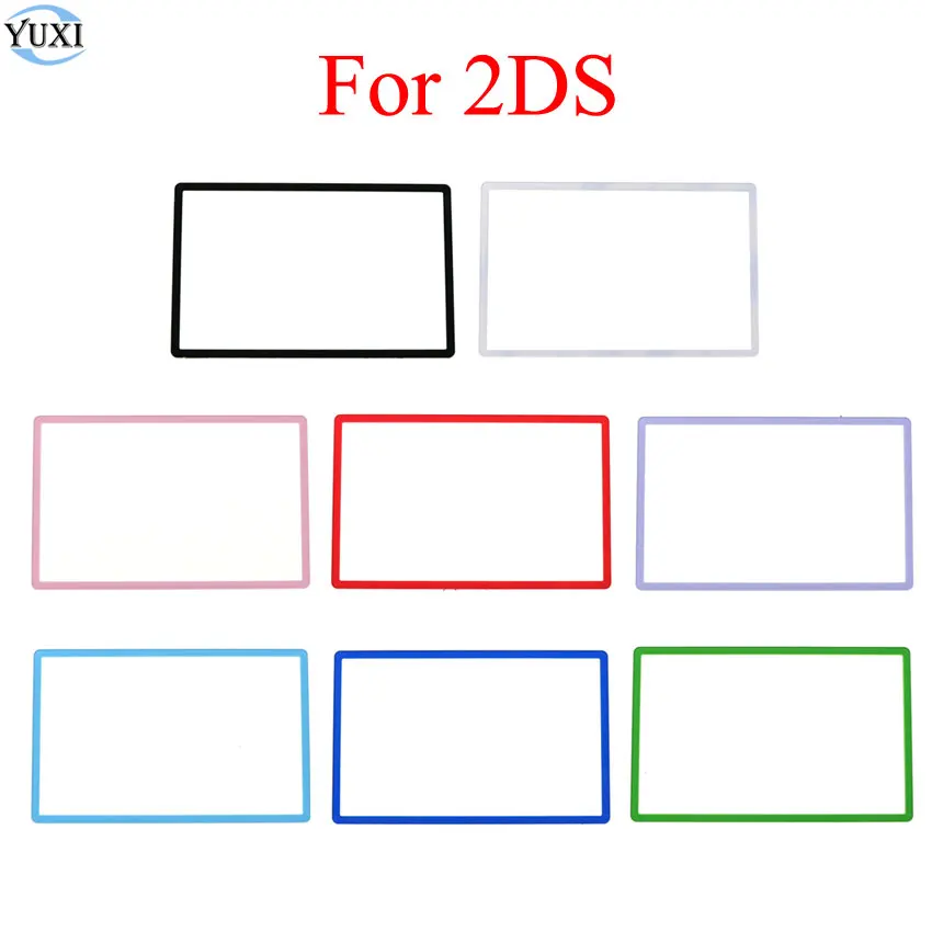 

YuXi For 2DS Top Upper LCD Screen Lens Protective Plastic Cover Replacement Part