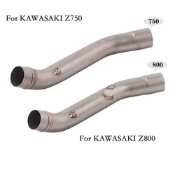 Motorcycle Exhaust Muffler 51MM Adapter Middle Tube Connect Link Pipe For KAWASAKI Z750 Z 750 2004 - 2008 Z800 Z 800 2013 - 2016