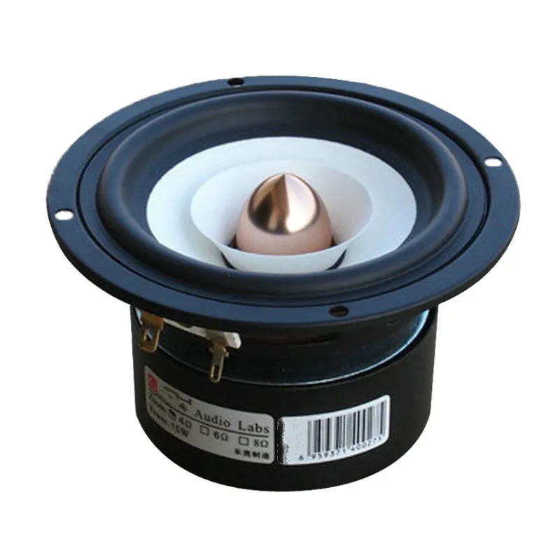 High-end Quality 4 Inch 8ohm/4ohm Full Frequency Hifi Treble-Mediant-Bass Equalization Loudspeaker Fever Home Speakers