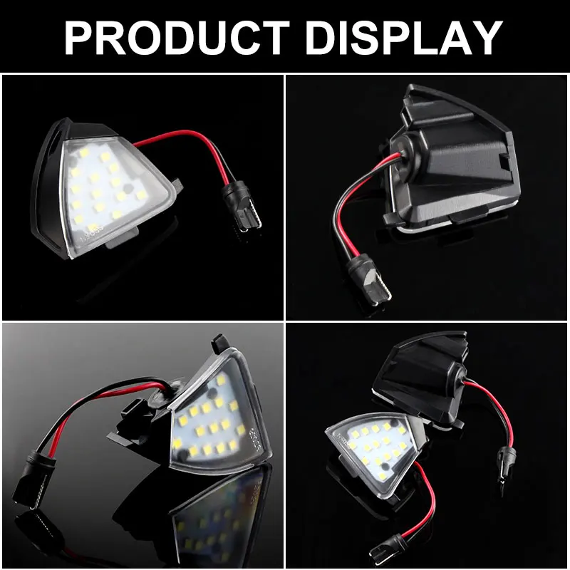 Canbus Error Free LED Under Mirror Light Puddle Lamp For VW Golf 5 GTI Mk5 MkV Jetta Passat B6 R32 Golf6 Variant Welcome Light