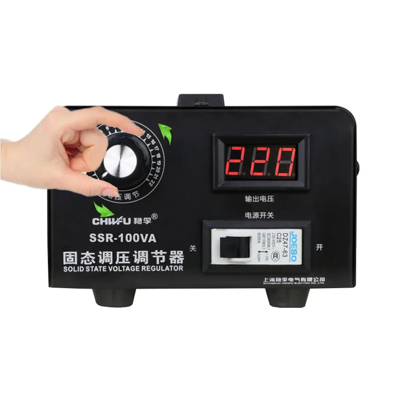 Imagem -03 - Regulador Eletrônico da Tensão do Estado Sólido da Fase Monofásica Silicone Controlado ru 220v 100a Ssr100a