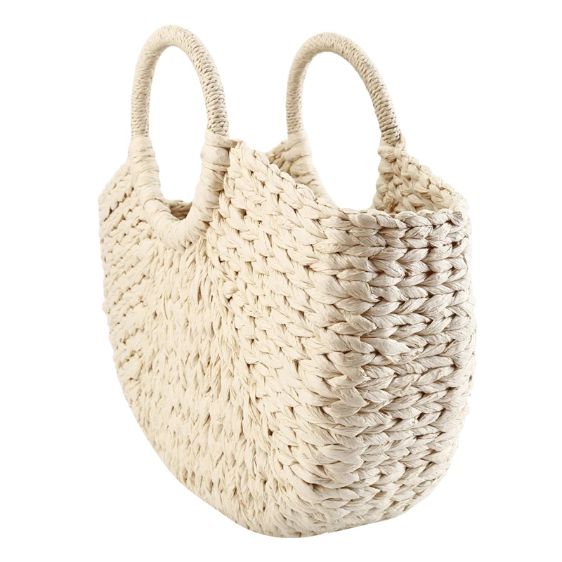 Borsa in paglia stile Mulit borse borsa in Rattan estivo da donna borsa a mano in boemia intrecciata a mano da spiaggia per borse moda donna