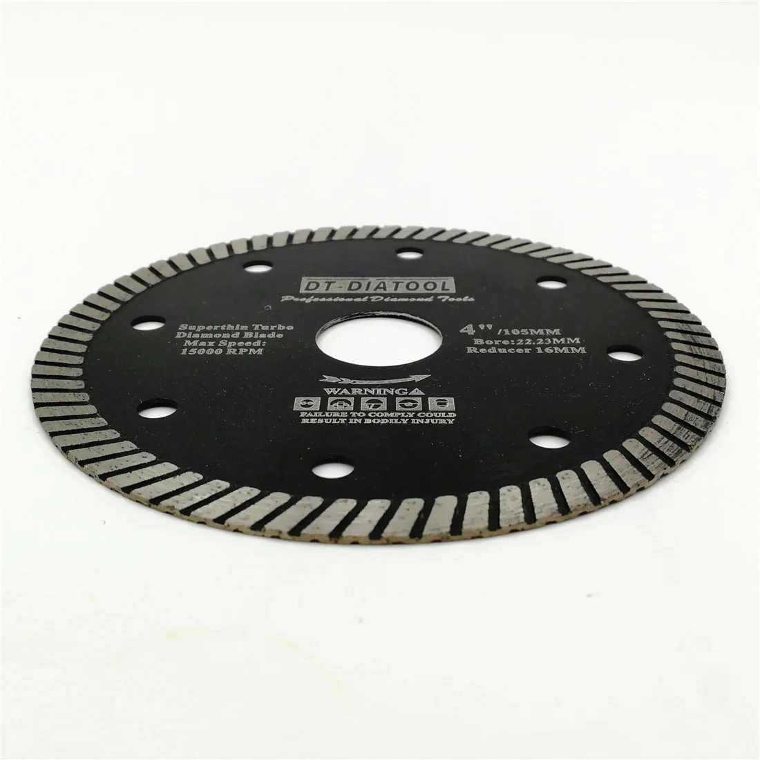 DT-DIATOOL 5pcs/10pcs Dia 105/115/125MM Diamond Cutting Disc Turbo Saw Blades Cutting Wheel for Tile Porcelain