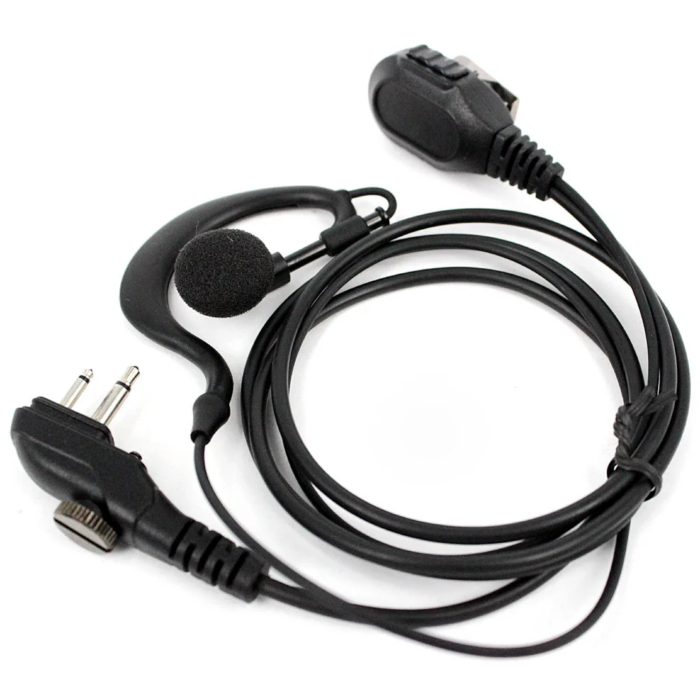 PTT Oortelefoon Headset Microfoon voor HYT Hytera TC-500 TC-518 TC-580 TC-446S TC-600 TC-610 TC-620 TC-618 TC-700 Walkie Talkie Oortelefoon