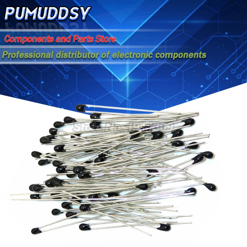 

500PCS MF52AT MF52 B 3950 NTC Thermistor Thermal Resistor 5% 1K 2K 3K 4.7K 5K 10K 20K 47K 50K 100K