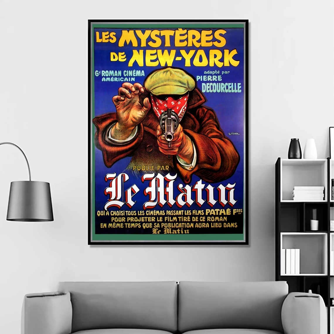 Les mysteres de New-York Poster Friends Show Decor TV series Friends Art Chandler and Joey's Apartment Poster Gift