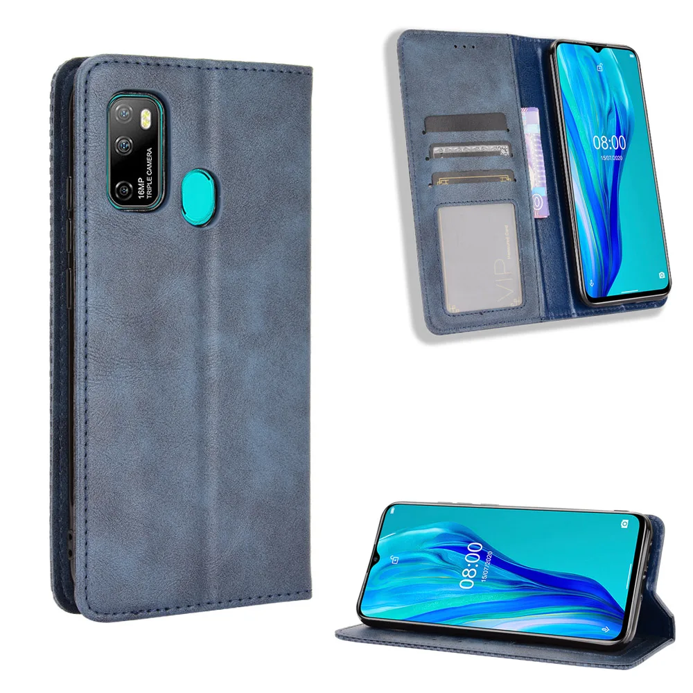 Ulefone Note 9P Case Ulefone Note9 P Wallet Flip Style Imprint Vintage Leather Phone Cover For Ulefone Note 9P With Photo Frame