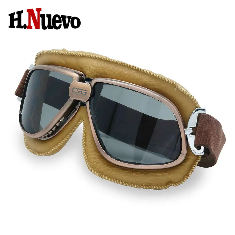 Motorcycle Motorbike Goggle Universal Vintage Motocross Scooter ATV Off Road Dirt Bike Glasses Anti Wind Fog Dustproof