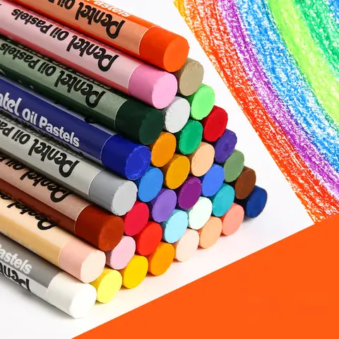 펜텔 PHN 아트 컬러 오일 파스텔 컬러 크레용 아트 드로잉, 일본 무독성 세탁 가능, 12 색, 16 색, 25 색, 36/50 색