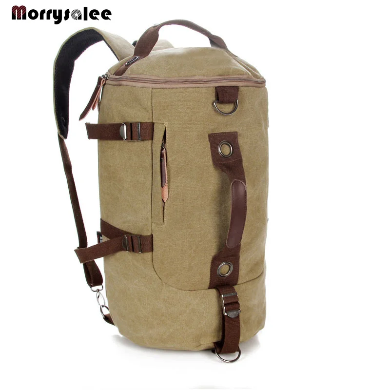 Sac à dos en toile pour homme, grande capacité, sac de voyage, sac d\'alpinisme, haute qualité, 2 tailles