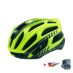 Integrally-Molded Helmet Road Bicycle helmet Super light MTB Bike Helmet Cascos Bicicleta EPS Riding Helmet 54-61CM