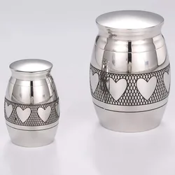 High Quality Custom Stainless Steel Cremation Urn-Funeral Holder Keepsake Polished For Human Pet Ashes Dropshiping