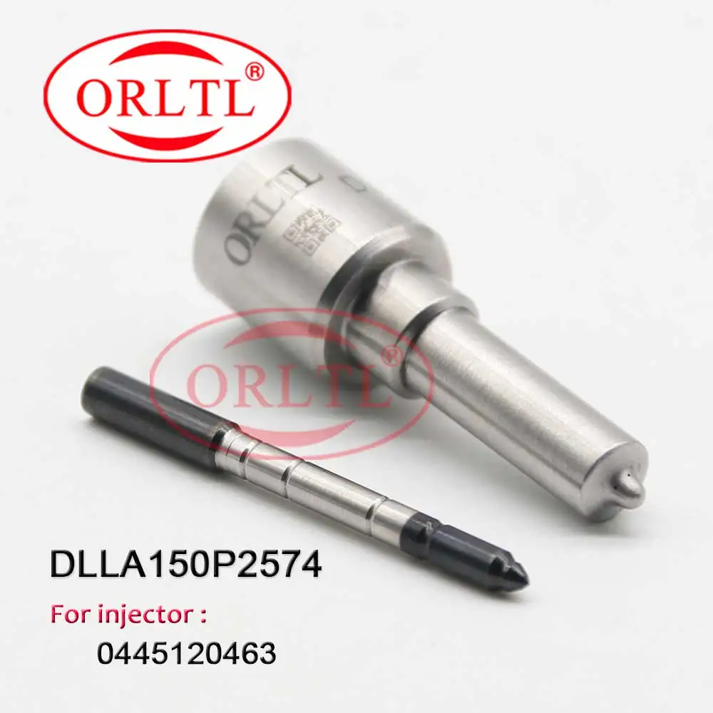 DLLA150P2574 Common Rail Injector Nozzle DLLA 150 P 2574 Black Needle Sprayer 0 433 172 574 For Bosch Valve Parts 0445120463