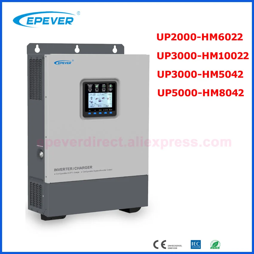 EPever UPower Inverter UP-HM series 3KW 5KW Solar Inverter 3000w 5000w dc 24v 48v to AC 220v 230v UP3000-HM10022 UP3000-HM5042