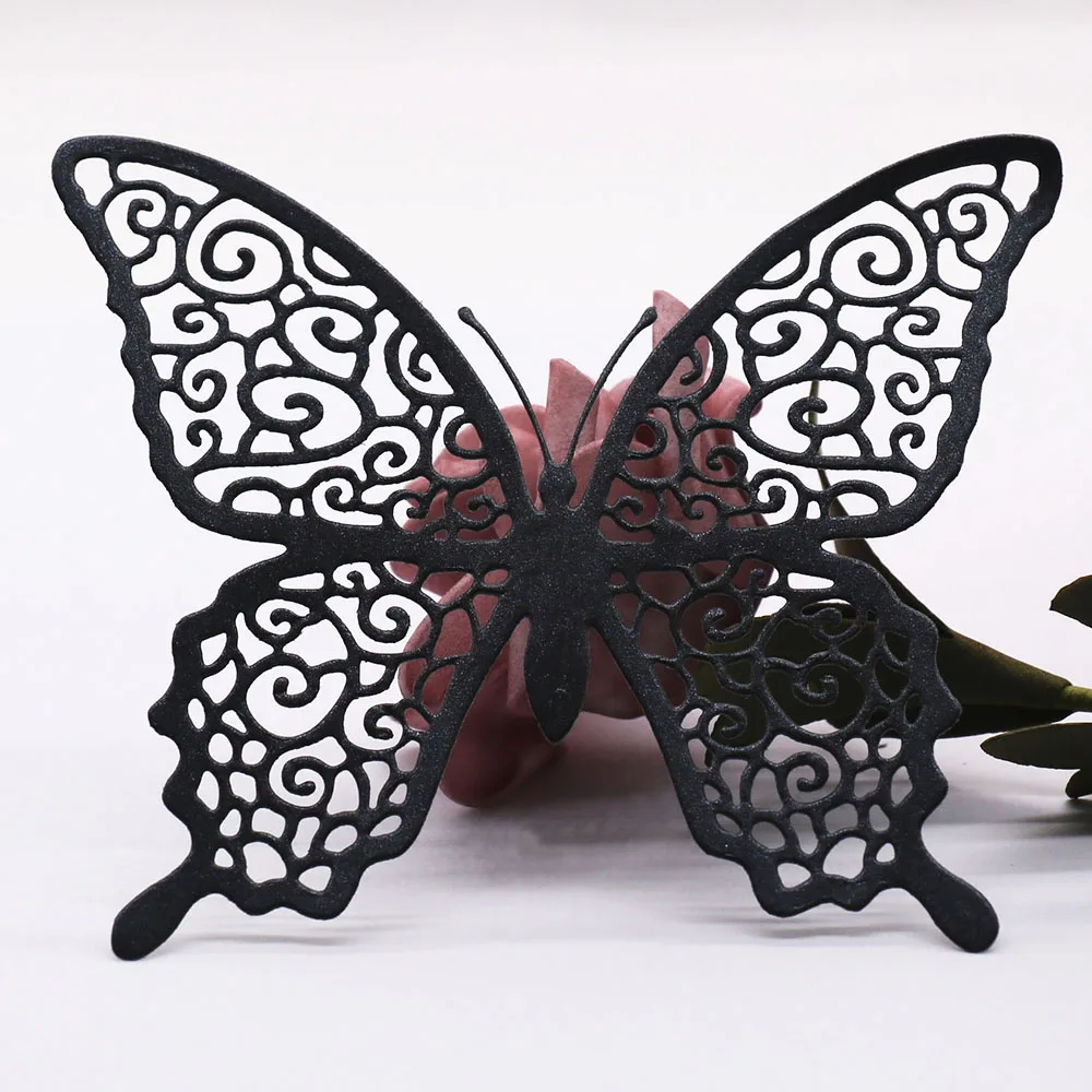 Butterfly Metal wykrojniki Scrapbooking karta albumu Making rzemiosło papierowe tłoczenie Folder szablony do wystroju Slimline umiera formy