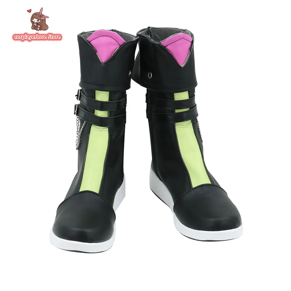 Anime Soulworker Online Chii Aruel Cosplay Shoes Boots Halloween Carnival Cosplay Costum