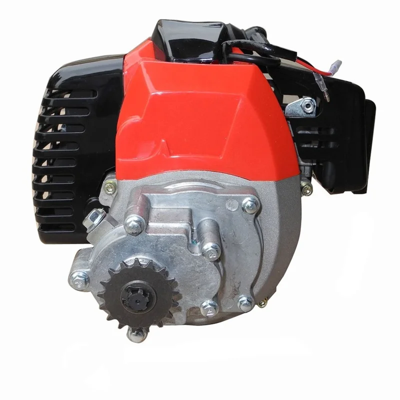 43cc Engine With Gearbox For 2 Stroke  Pull Start Engine Motor Mini Dirt bike Pocket Bike Mini Atv Gas G-Scooter Parts