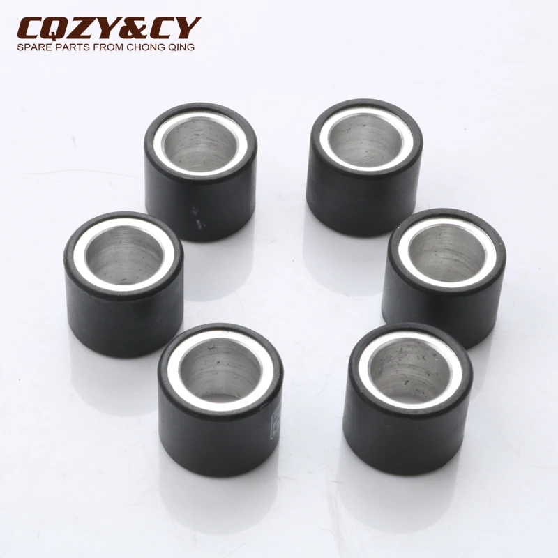 6pc Variator Racing Roller Weights 5gram 19x15.5 mm for GILERA Dna 50 Ice Runner Purejet 50 Storm Typhoon Eu2 50cc CM1102015