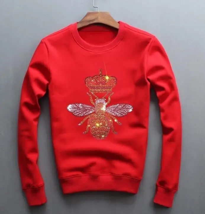 

Men Hoodie 2019 Spring Autumn New Hot Sale New Streetwear Sweatshirts Cotton Men Hoodies Diamond design Pullover