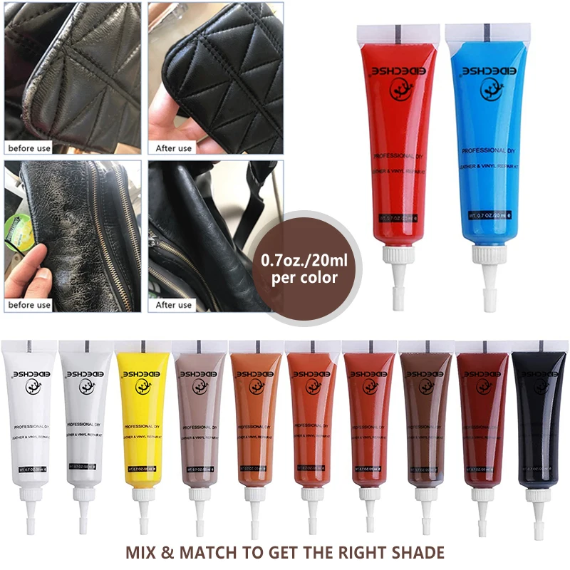 

20ml Home Car Leather Care Kit Liquid Leather Skin Refurbish Repair Gel Auto Seat Sofa Coats Holes Scratch Cracks Restoration