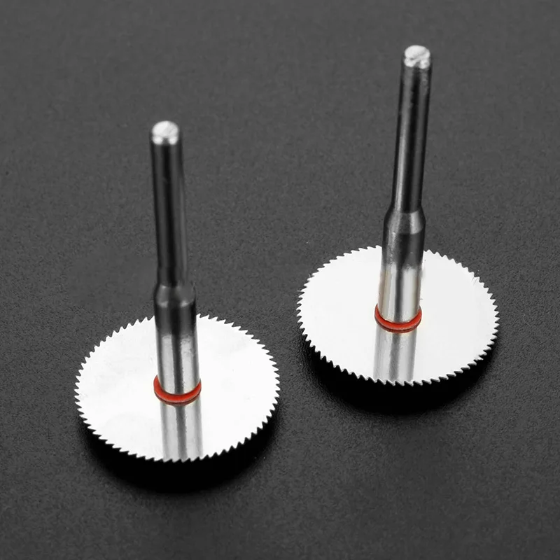 12 Chiếc 22Mm Lưỡi Dao Gỗ Nhựa Nhôm Xoay Đĩa Cắt Với Mandrel Dụng Cụ Làm Rau Cau