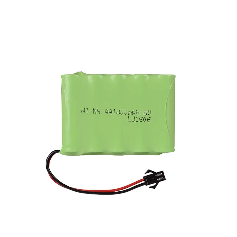 ( M Model ) 6v 1800mah NiMH Battery For Rc toys Cars Tanks Robots Boats Guns 6v Rechargeable Battery AA Battery Pack 1Pcs