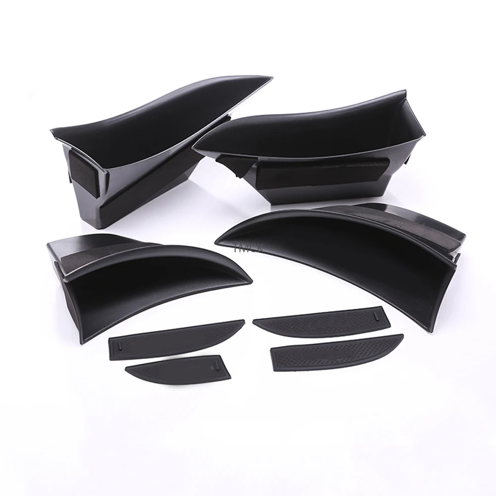 For Mercedes Benz W222 S Class S300 S320 S350 S400 2014-2020 Car Front+Rear Door Storage Box Phone Card Organizer Tray Holder