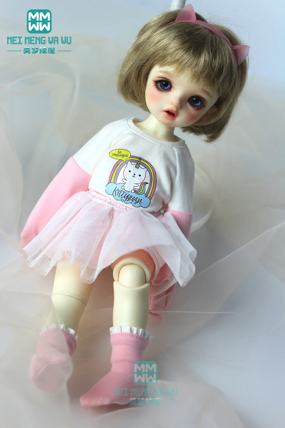 BJD dolls clothes fits 27cm-30cm 1/6 MYOU YOSD bjd dolls fashion wearing jumpers yarn skirt socks leather shoes