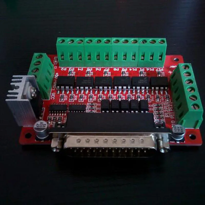 CNC high speed interface board parallel port DB25 optical isolation high speed optocoupler 6N137