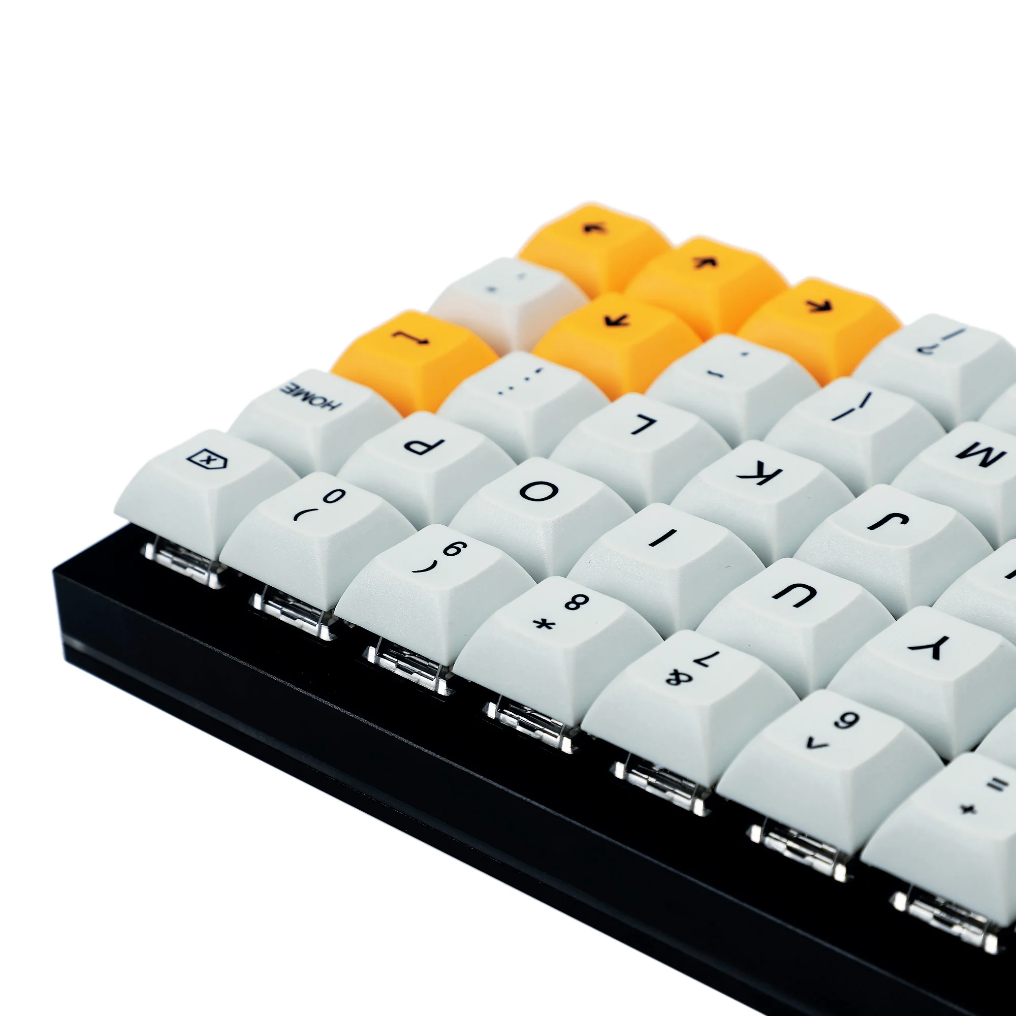 DSA Profile 75 Keys Dye Sub PBT Suitable For Ortholinear Layout Keycaps For Mechanical Keyboard XD75 ID75 Planck Preonic Niu40