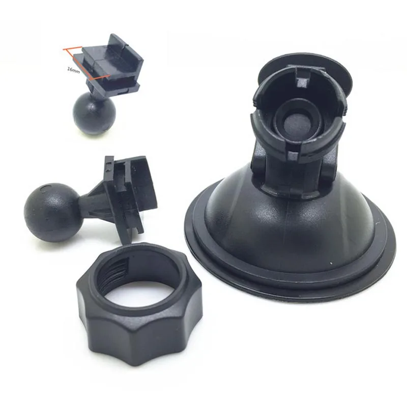 Mini soporte DVR para coche, accesorio con 4 cabezales, GPS, tacógrafo, ventosa, para GT300 G30, grabadora de vídeo, cámara