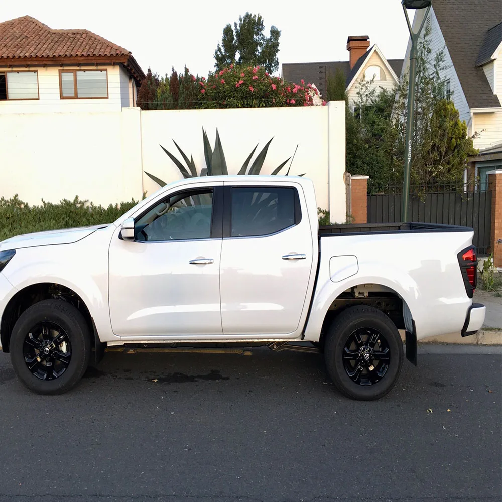 Matt Black Tail Lights Cover Fit For Nissan Navara NP300 2015 2016 2017 2018 2019 2020 2021 Pickup Auto Parts Rear Lampshade