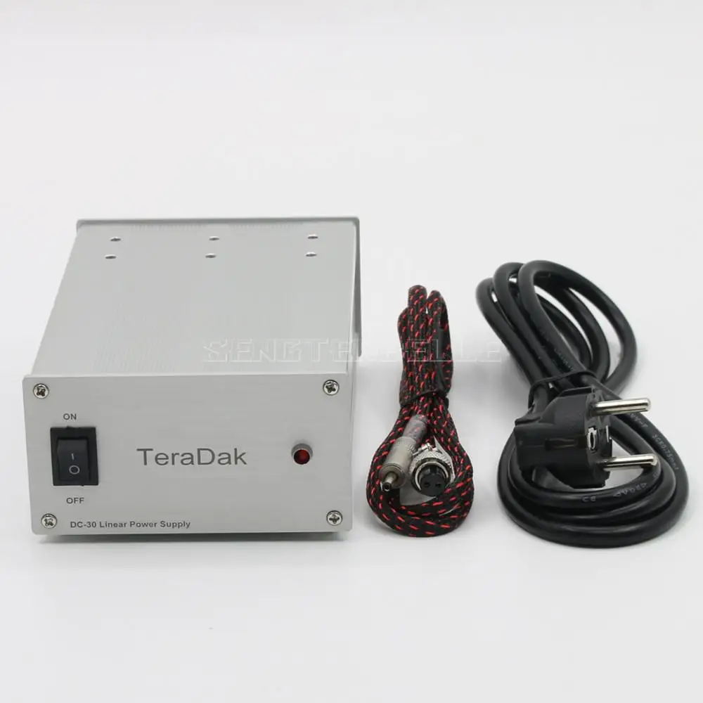 Venta caliente TeraDak DC-30W 12V 1.5A FPGA fuente de alimentación lineal para Audio HiFi