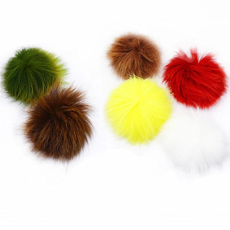 Big volume fly tying fox tail hair for tube fly streamer fly tying materials super fine Arctic Fox polar tail pieces