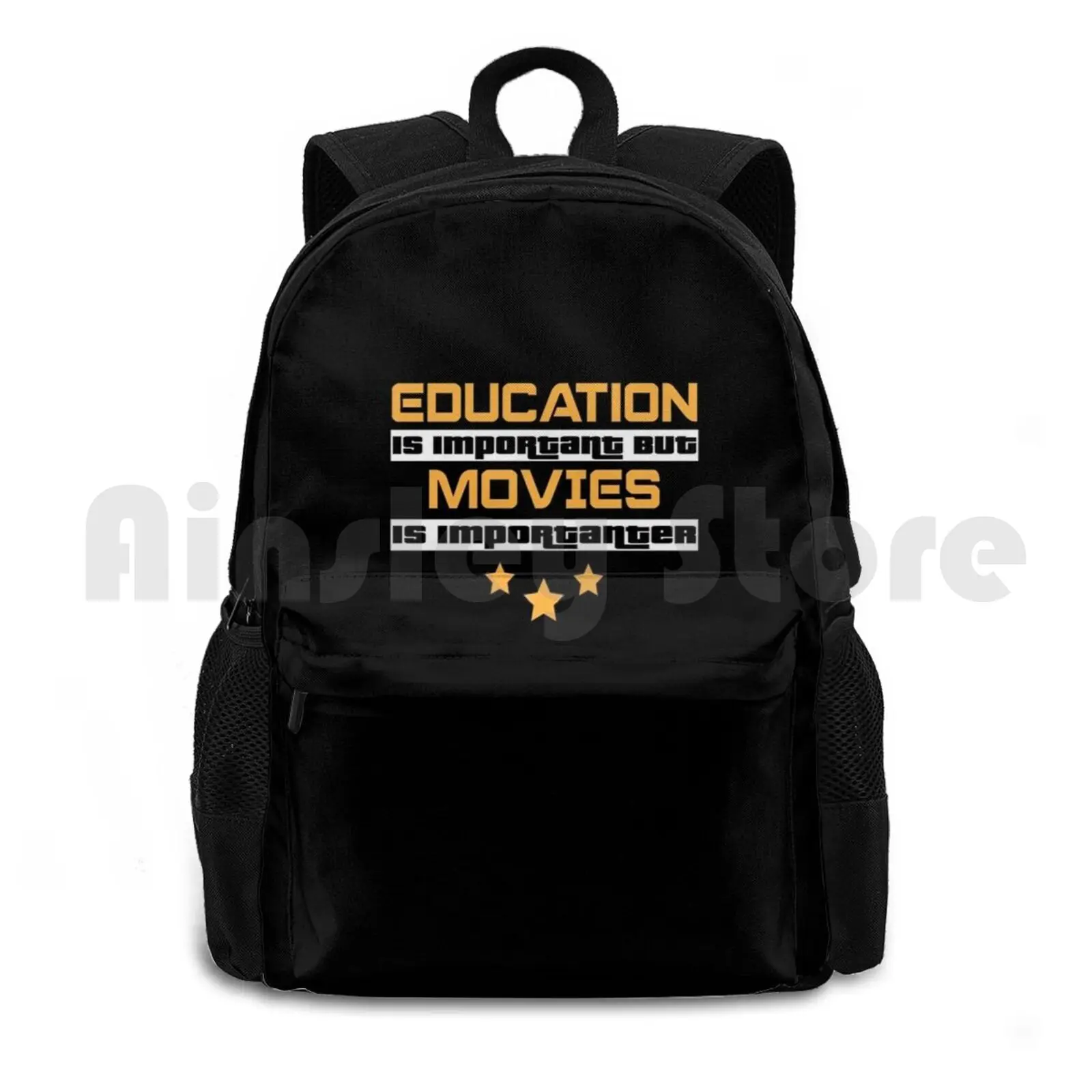 

Is Important But Movies Is Importanter #movies Outdoor Hiking Backpack Waterproof Camping Travel Is Important But Movies Movies