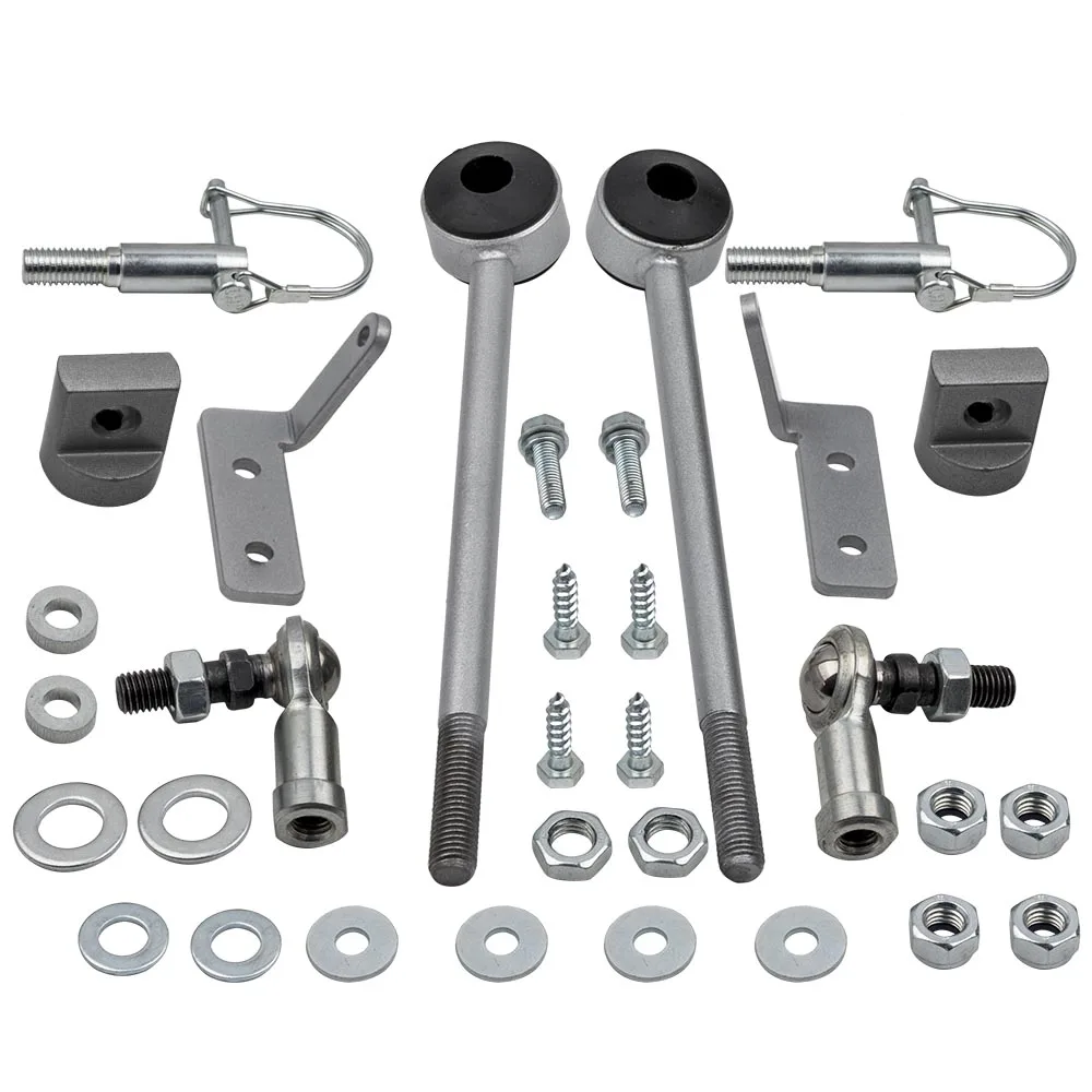 Front Left Right Sway Bar Quick Disconnects Kit for Jeep Cherokee XJ Models w/4-6