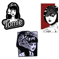 Junji Ito Tomie brooch Horrific Eyeball Pins Picasso style jewelry