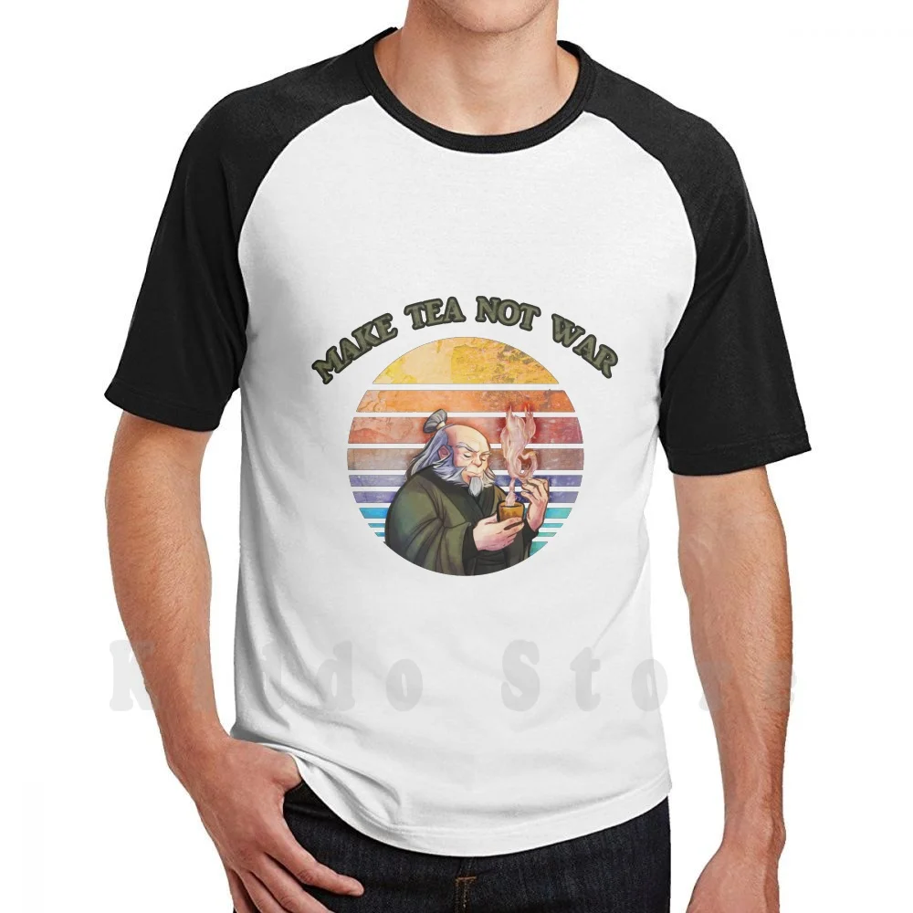 Jasmine Dragon Make Tea Not War Uncle Iroh T Shirt Men Cotton Cotton S-6xl Iroh Make Tea Not War Peaceful Tea Drinker Funny