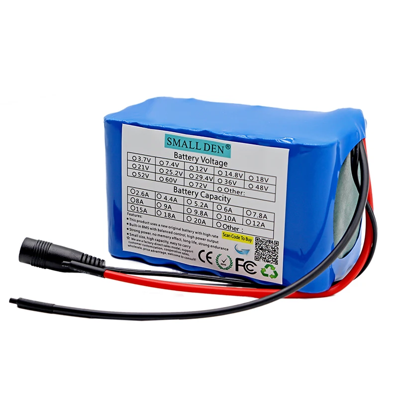 24v 6ah 18650 bateria de lítio + 25.2v 2a carregador 6s3p 350w 6000mah, bateria automotora elétrica com bms + carregador