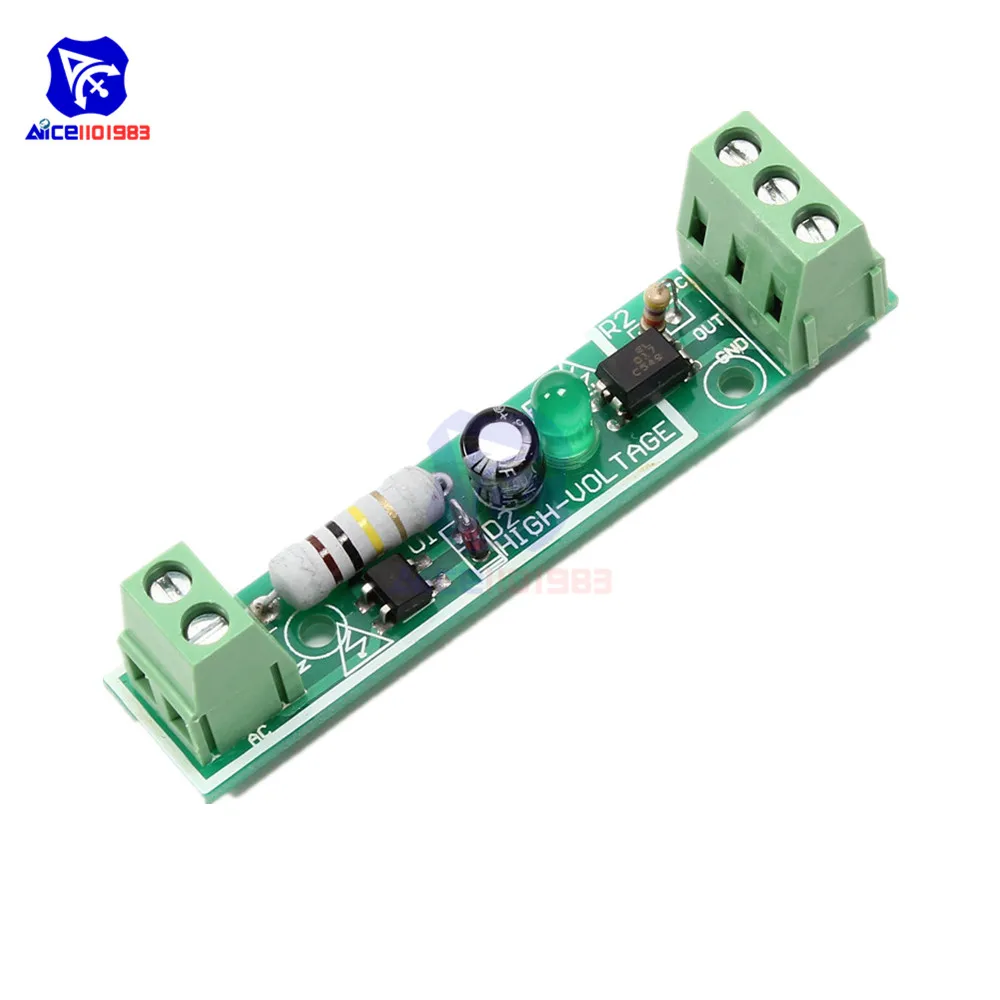 diymore 1 Channel 220V Optocoupler Isolation PLC Module for Arduino