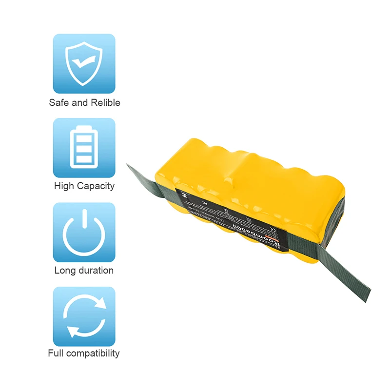 3800mAh 14.4V baterii do iRobot Roomba 500 600 700 800 900 595 620 650 780 890 baterii akumulator