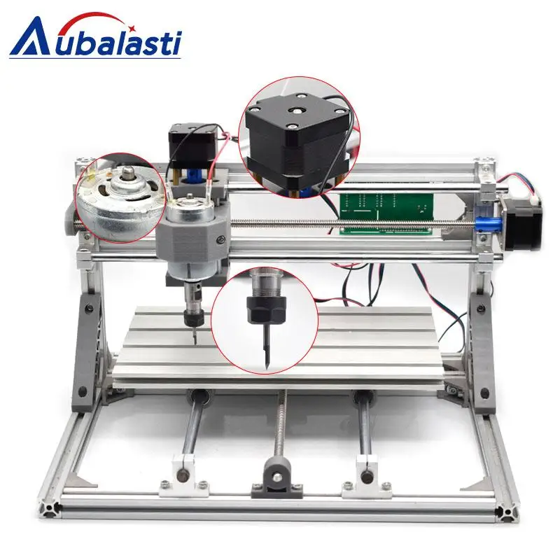 Minimáquina de grabado láser CNC 3060, grabador láser DIY, herramientas de corte de Hobby, ER11-5mm GRBL para madera, PCB, PVC, Mini enrutador CNC